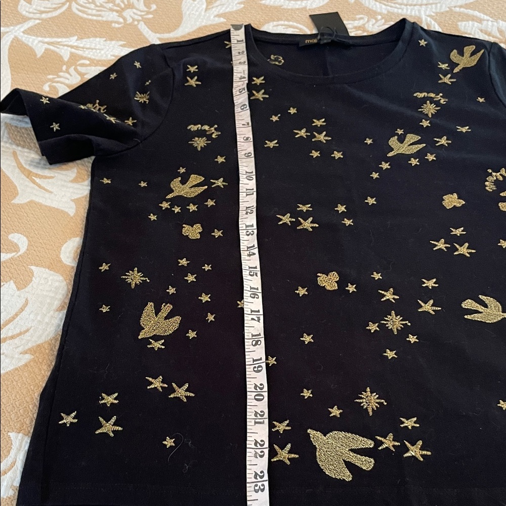 Maje embroidered tee - Picture 6 of 9